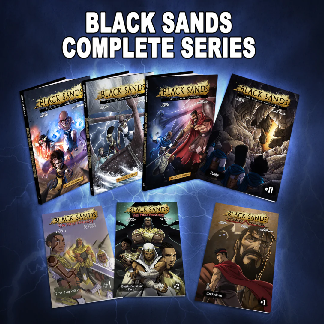 Calling All Comic Book Collectors! Autographed Complete Series of Black Sands